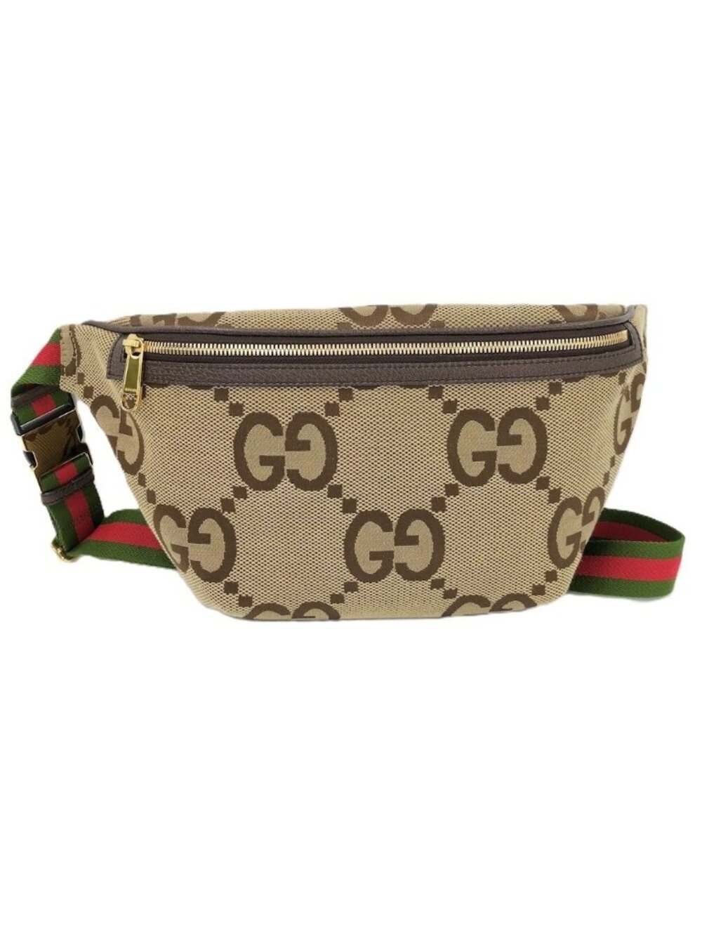 Gucci Belt Bag Jumbo GG Canvas Beige